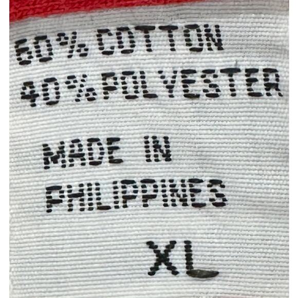 Dons Group Attire Golf Polo Shirt XL Red White Striped Cotton Blend Embroidered - Picture 8 of 8